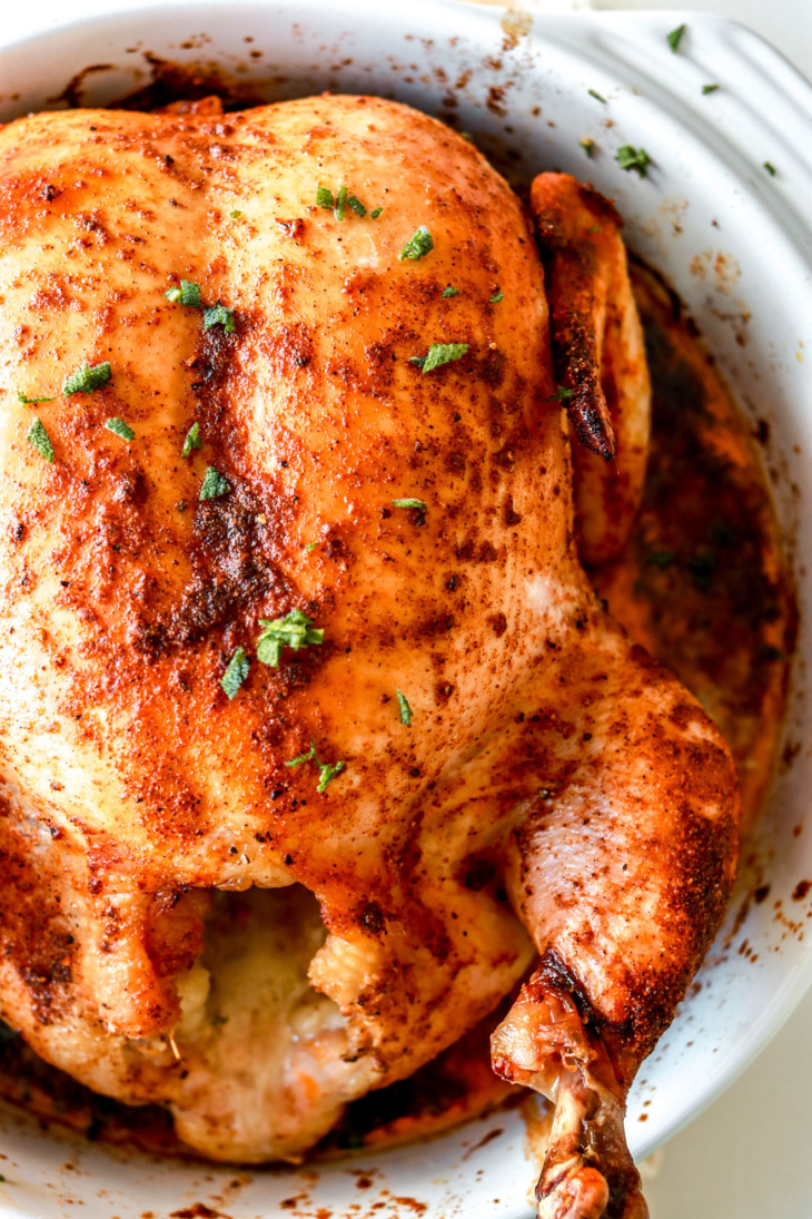 Juicy Whole Roasted Chicken - The Toasted Pine Nut