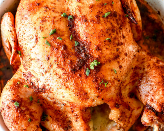 Juicy Whole Roasted Chicken - The Toasted Pine Nut