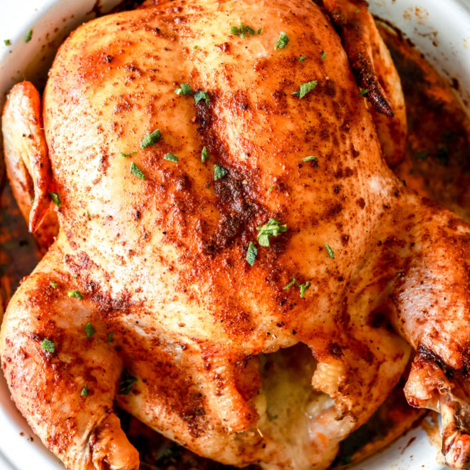 Juicy Whole Roasted Chicken - The Toasted Pine Nut