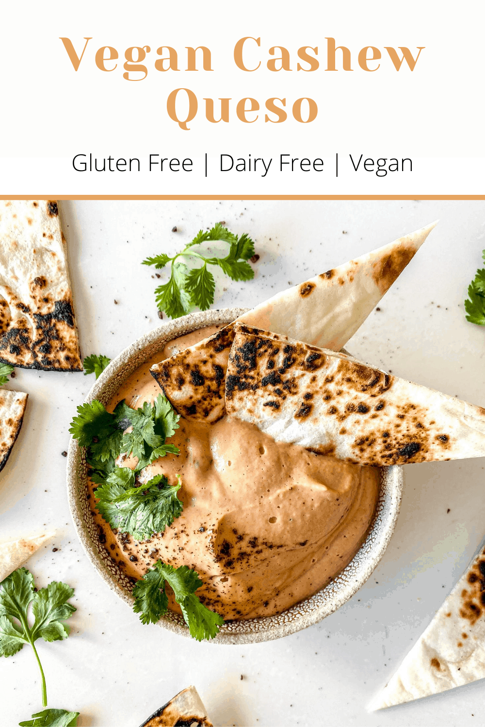 This queso is the easiest non-dairy Mexican cheese sauce! It's only a handful of ingredients, vegan, and SO delicious! It's a crowd pleaser for sure!! thetoastedpinenut.com #thetoastedpinenut #queso #cashewqueso #veganqueso #dairyfreequeso
