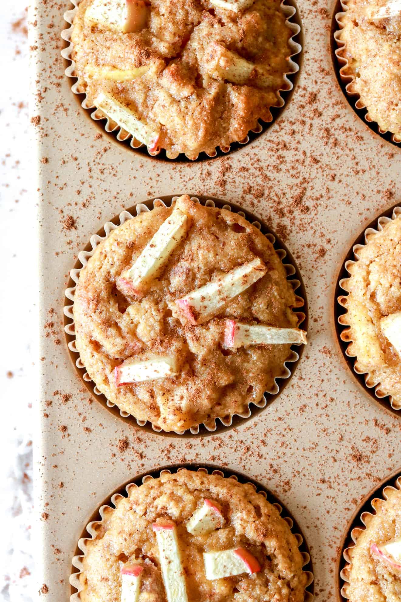 Healthy Cinnamon Apple Mini Muffins