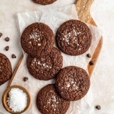Chewy Gluten Free Chocolate Brownie Cookies-image