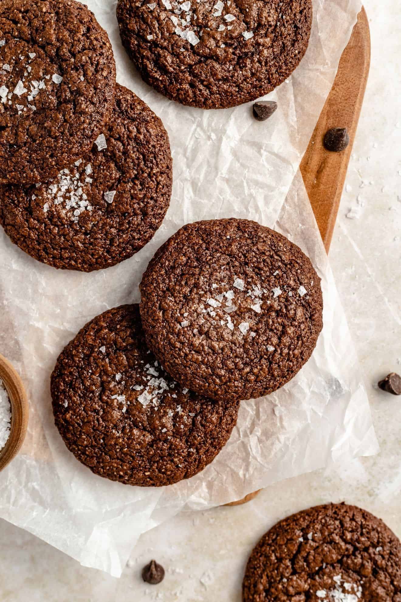 Chewy Gluten Free Chocolate Brownie Cookies The Toasted Pine Nut