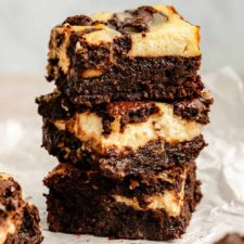 Fudgey Gluten-Free Cheesecake Brownies-image