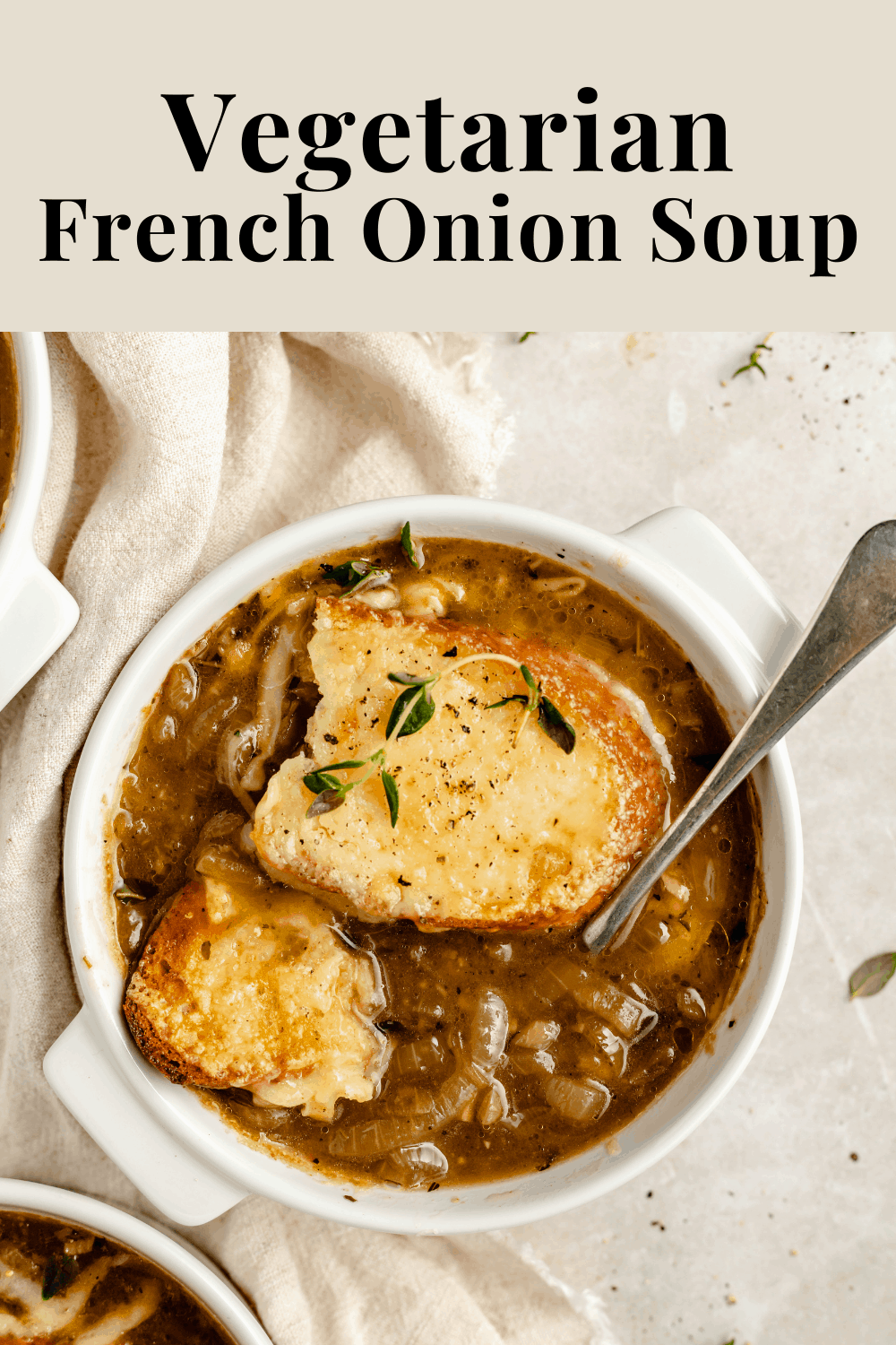 Vegetarian French Onion Soup - The Toasted Pine Nut