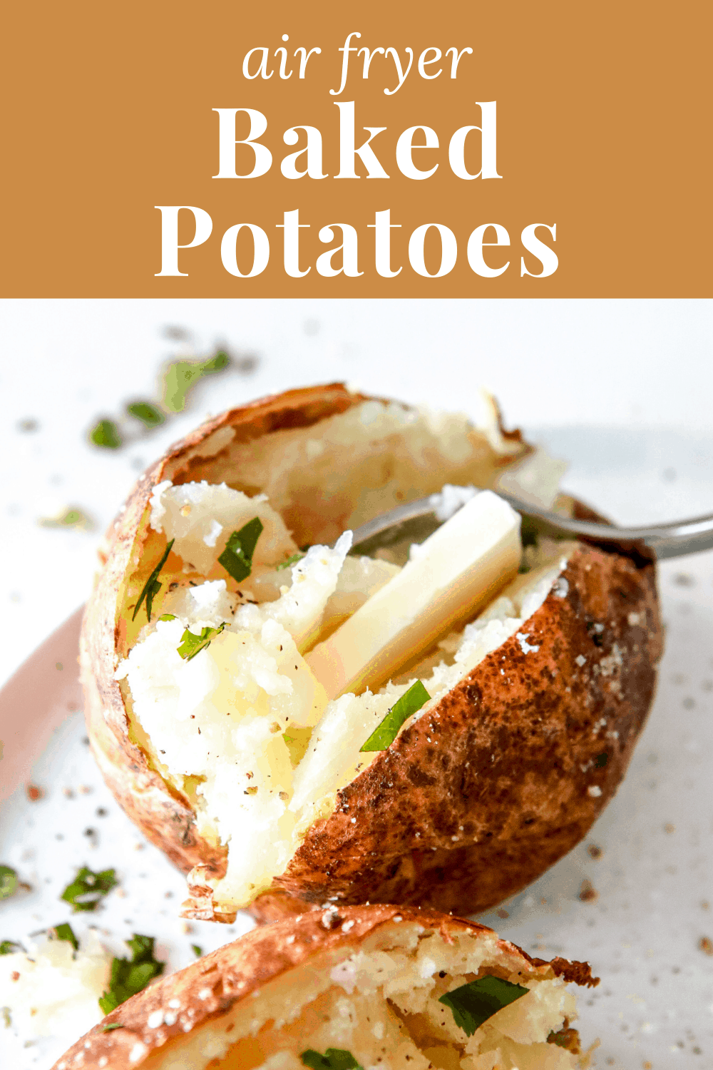 Air Fryer Baked Potatoes (so easy!) - The Toasted Pine Nut