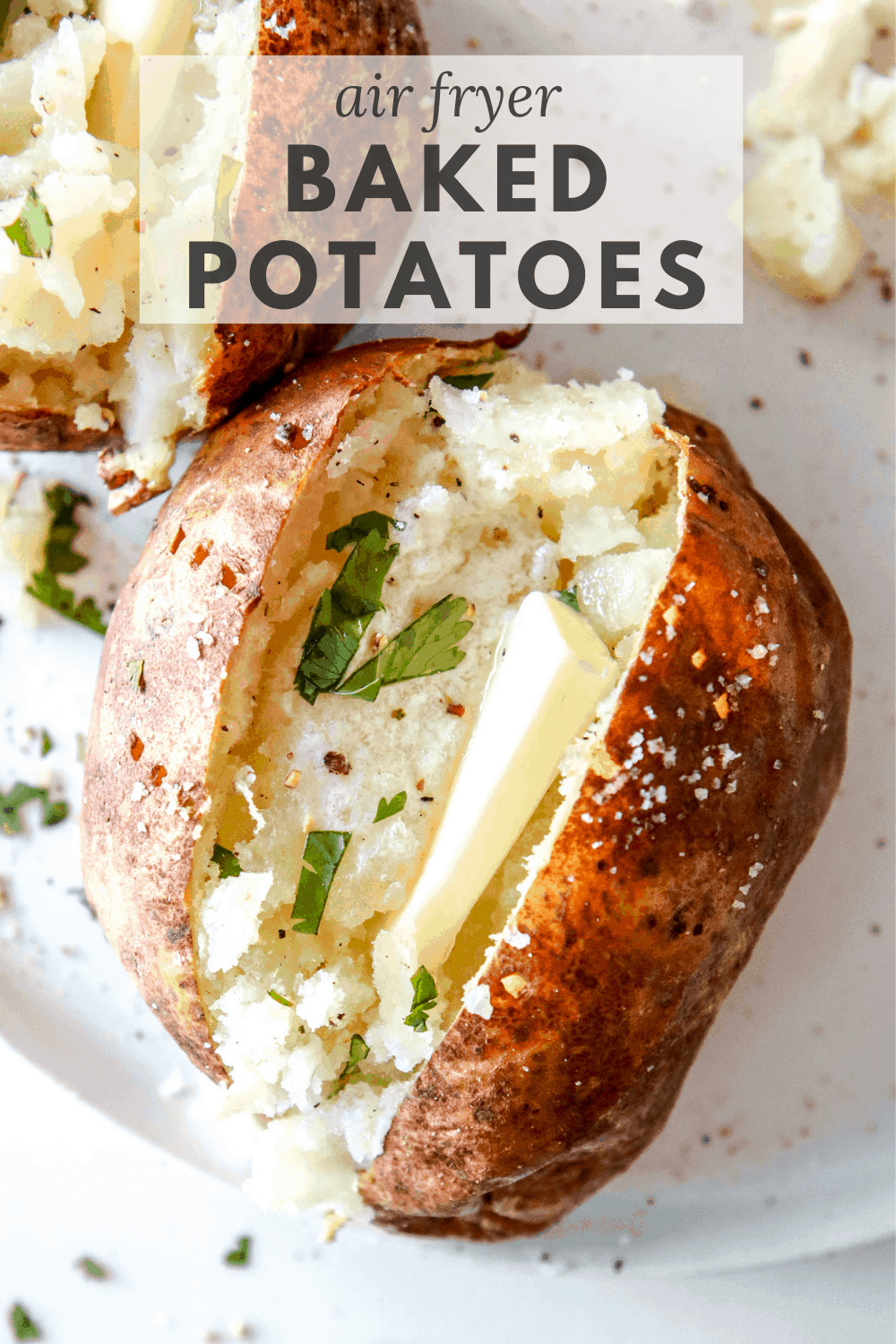 Air Fryer Baked Potatoes (so easy!) - The Toasted Pine Nut