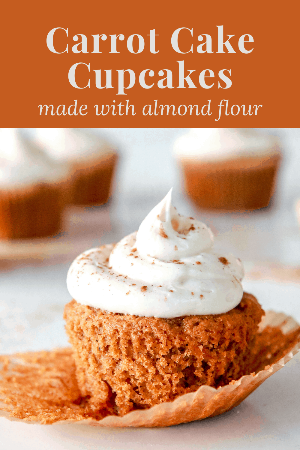 Healthy Carrot Cake Cupcakes - The Toasted Pine Nut