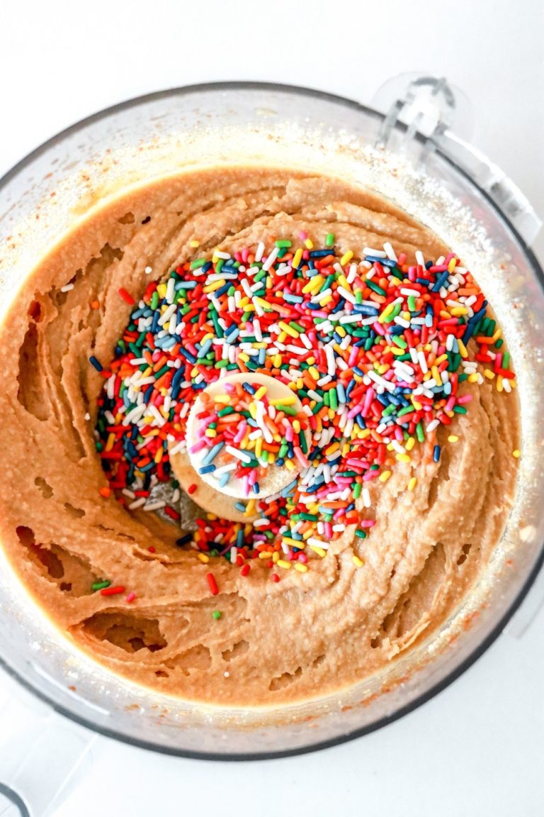 Healthy Funfetti Dip tastes Like Cake Batter The Toasted Pine Nut