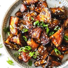 Sweet &amp; Sticky Air Fryer Eggplant-image