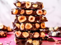 Quick & Easy Coffee Hazelnut Chocolate Bars (only 4 ingredients
