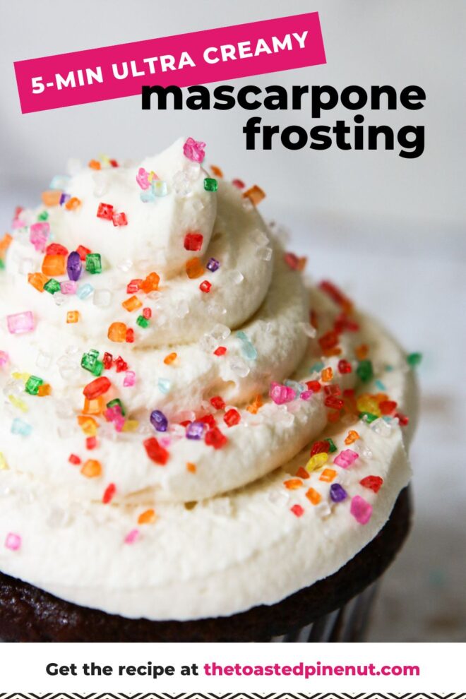Mascarpone Whipped Cream (10 Minute Frosting) - Rich And Delish