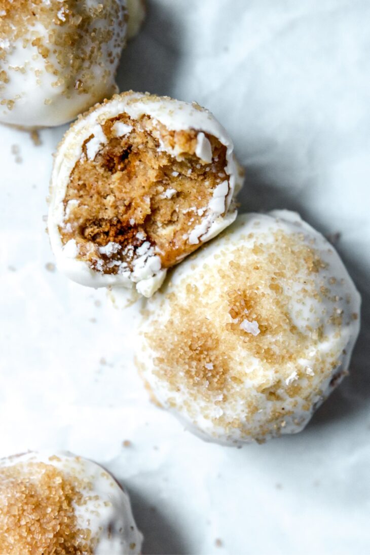 Velvety Pumpkin Cheesecake Balls with a Cookie Crunch - The Toasted ...