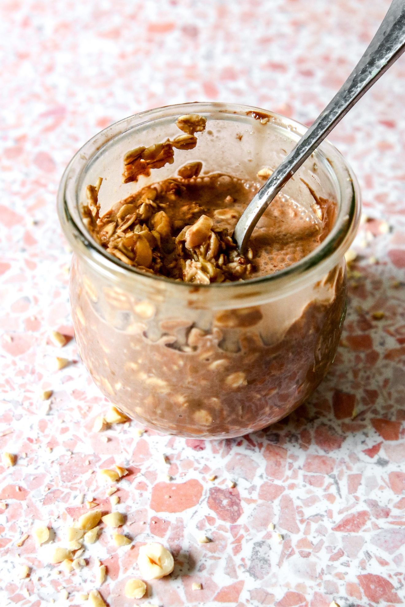3 - Ingredient Nutella Overnight Oats without Chia Seeds - The Toasted ...